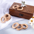 Bracelets Teether 54mm Natural Ring Baby Toys